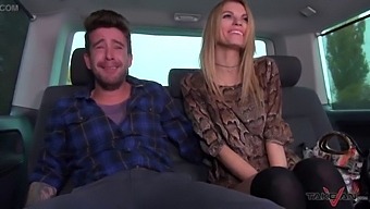 Karina Grand, A Recently Divorced Model, Uses A Man For Her Personal Pleasure In A Van