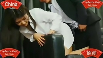 Chinese Footjob And Ballbusting In One Video