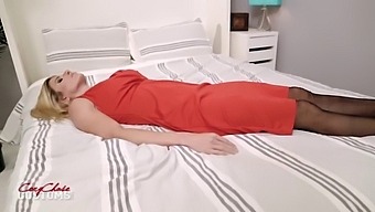 Milf Cory Chase Gets Dominated By Her Step-Fantasy And Drinks While Being Fucked On Camera