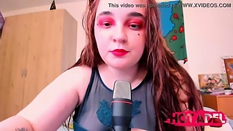 Chubby Teen Redhead Girl Indulges In Food Show With Asmr