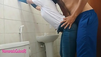 Secret Romance Caught On Camera In The Office Bathroom