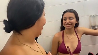We Engage In Passionate Kissing With My Friend'S Stepsister And My Girlfriend Before Heading To The Pool